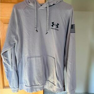 Under Armour Men's Light Gray Freedom Hoodie